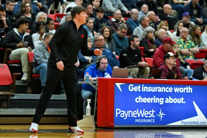 a Putnam North Eugene 5A Oregon boys basketball quarterfinal 2024 Leon Neuschwander 22